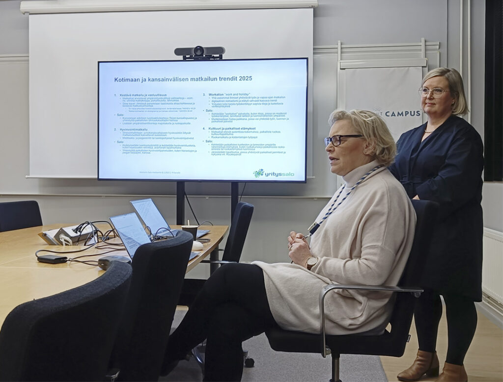 Yrityssalon Maija Pirvolan ja Tiina Backmanin mukaan Teijon kansallispuisto on edelleen yksi Salon matkailun vetonauloista.