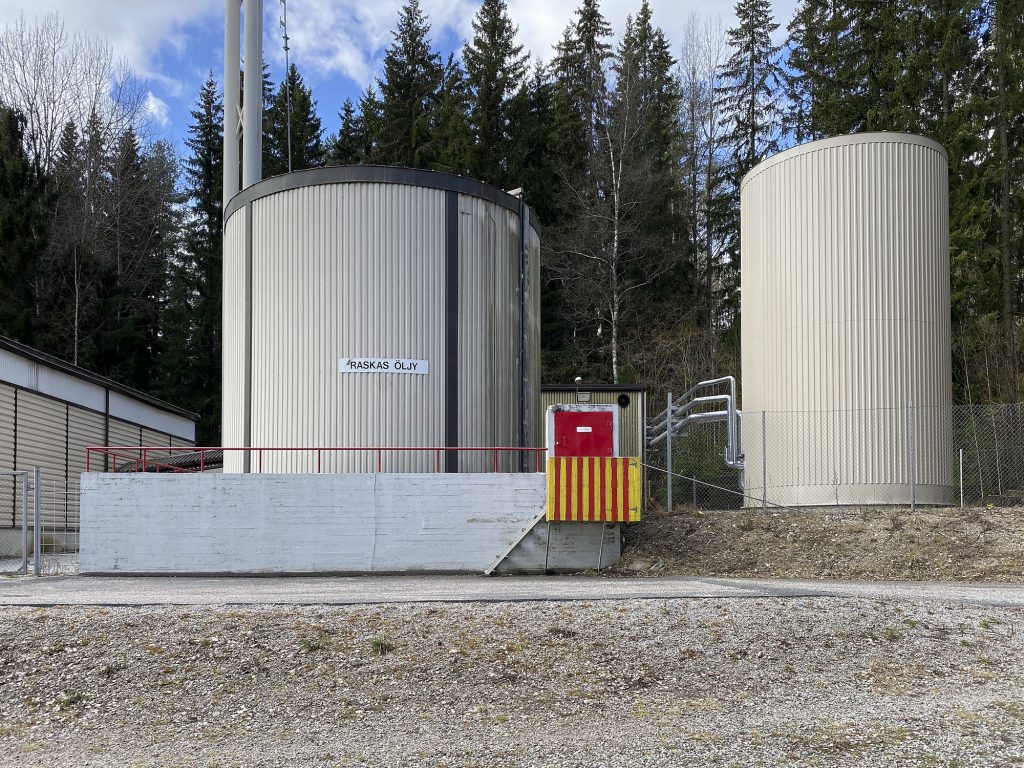 Voimalaitos entisessä asussaan.