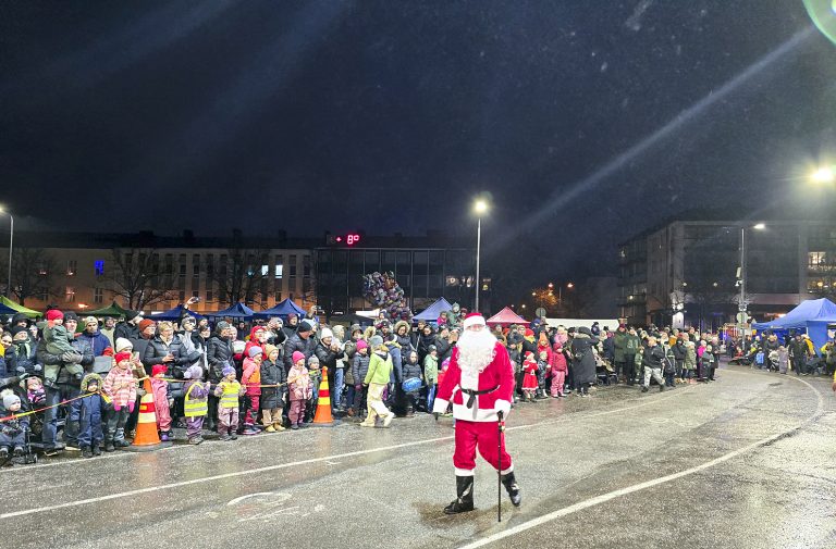 Hyvänmielentorilla nähdään tänäkin vuonna joulupukki.