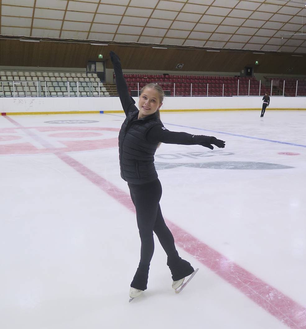 Kiira Koskista kiehtoo taitoluistelussa lajin monipuolisuus.