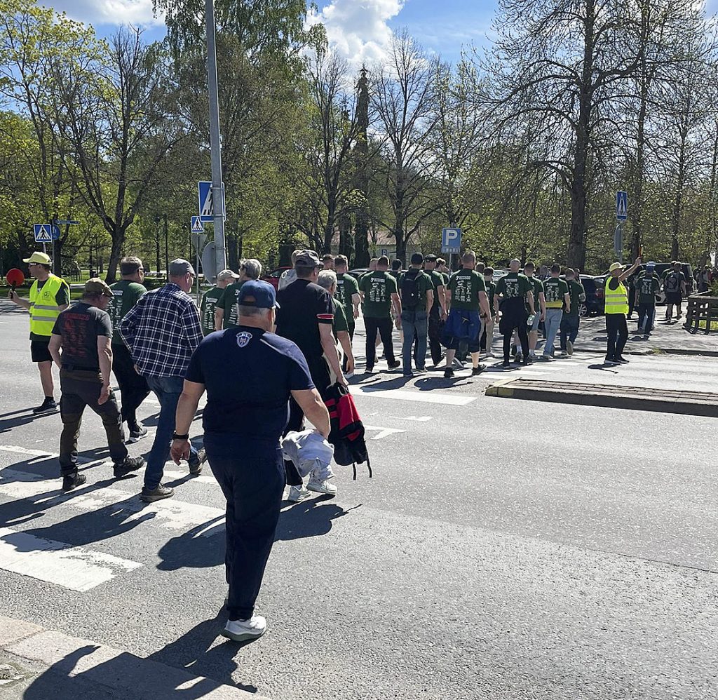 Kohtuuden Kolmonen starttasi totutusti Salon keskustasta.
