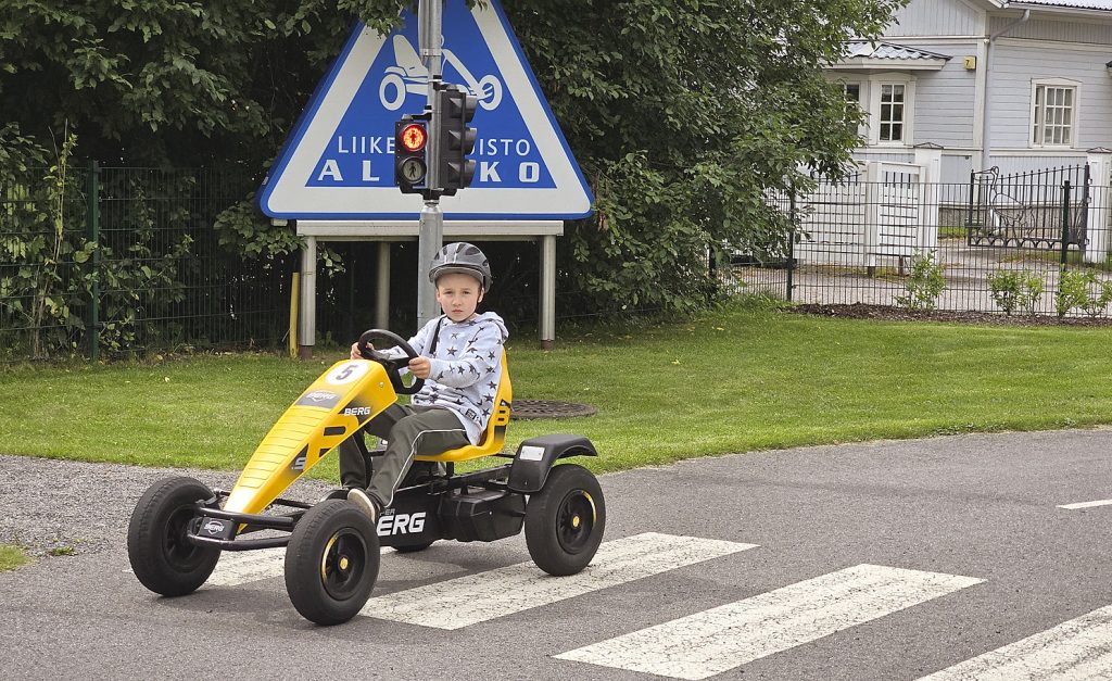 Niko Ostonen on kokenut liikennepuiston kävijä.